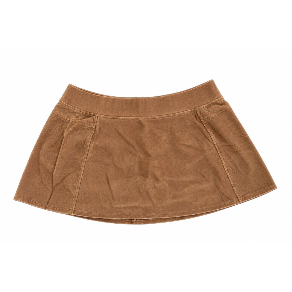 Offline by Aerie Corduroy Circle Skort Plus Size XXL Brown Short Skirt NWT